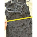 Shoshanna NWT  by Anthropologie Black Lace Annella Trumpet Dress Size 6 Photo 5