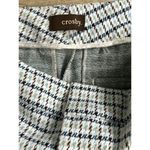 Crosby Women's Dress Pants Blue Tan White Size 8 Photo 2
