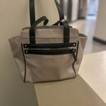 Nine West Taupe and Black Tote Bag-CLEAN-no damaged-VERY nice & Well Built😀 Photo 2