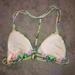 Victoria's Secret Victoria’s Secret T-Back Floral Bikini Top Photo 1