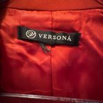 Versona  burnt orange jacket with gold buttons. Missing size tag. Photo 5