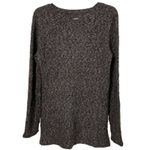 prAna  Sweater Womens Size Medium Coal Nolan Marled Knit Wool Mohair Photo 3