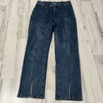 J. McLaughlin  Rainey Stretch Straight Leg Slit Front Jeans Size 2 Photo 2