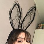 Lace Bunny Ear Headband Mask New Halloween Photo 5