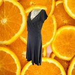 Anne Klein Blackā V Neck Dress Size M Photo 1