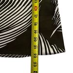 EXPRESS Green Geometric Satin Blouse Women Basic Top Size Small | 48-60 Photo 6