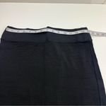 Helmut Lang Black Ribbed Pencil Skirt Lined Womens Size Medium Pull-On Stretch Photo 4