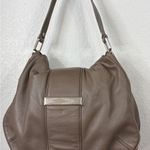 Banana Republic  Taupe Leather Hobo Shoulder Bag Photo 1