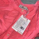 Vineyard Vines  Double Gause Shirt Dress S NEW S Neon Rosa Photo 1