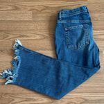 We The Free Free People  Straight Leg Distressed Hem Cropped Jeans Size 28 Photo 9