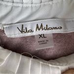Vila Milano  Wool Blend Sweater Size XL‎ Lavender Pleated Ruffle Collar Cuffs Photo 2