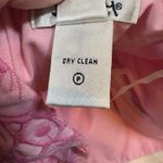 Lilly Pulitzer Sz 4 Pink Embroidered Floral Ribbon Belt Strapless Dress Cotton Photo 8