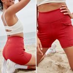 Free People Movement Wave Rider Shorts Size XS Red Photo 1