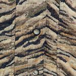 Coldwater Creek  Vest Animal Stripes Lightweight Tapestry Jacquard Mobwife Photo 5