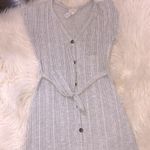 Caution to the Wind size medium grey boho midi dress Photo 3