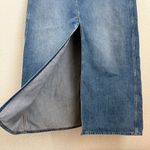 Madewell The Rilee Denim Midi Skirt Front Slit Denim Skirt Size 31 NWT Photo 7