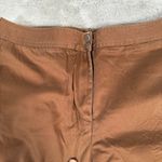 Chico's  Dress Pants Women's Size 3 Brown Cotton Stretch Chino Business‎ Casual Photo 1