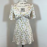 Princess Polly  Floral Mini Dress V-Neck Short Sleeve‎ Summer Party Photo 3