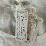 Stella Martini White Linen Lace Ethereal Dainty Billowy Tunic Top 1X NWT Italy Photo 3