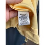 RyeGrass Cropped Jacket Women's 3X Yellow Side Tie Puff Sleeve Open Front B62 Photo 5