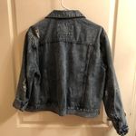 Ashley-Vintage Charm Distressed Denim Jacket Photo 5