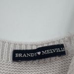Brandy Melville  white knit crop‎ top small Photo 2
