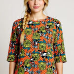 LuLaRoe  DISNEY Shirt Sz XS/S US 2-6 Minnie Mouse Short Sleeve Tunic Top NWT Photo 0