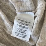 Madewell  Cream Lightweight Long Sleeve Top with front tie detail size Large Photo 3