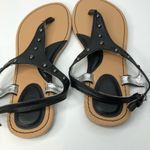 None Black & Tan Adjustable Strap Sandal Small(5-6) Photo 1