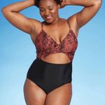 Kona Sol  Swim Women's Wrap Front Med Coverage One Piece Swimsuit large Photo 1