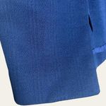 70’s Vintage Textured Navy Blue Sleeveless Open Front Vest Size XL Size L Photo 3