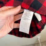 Madewell ✨ Women’s Red Black Buffalo Plaid Collared Long Sleeve Shirt Medium Photo 6