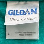 Gildan Dat Dog Dattitude New Orleans Green 100% Cotton Preshrunk Graphic T-shirt, size L Photo 2