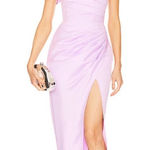 NWT Sau Lee Brandi Long Gown Women’s Dress in Pale Lavender Size 2 flaw Purple Photo 0