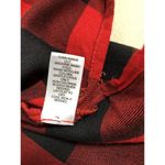 Cato Women Top XL Plaid Long Sleeve Front Henley Collared Y2K Dark Academia Photo 8