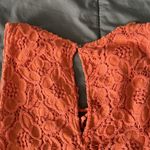 Hollister  Crochet/Lace Romper Orange Size Small Photo 6