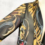 Chico's  Women Kimono Jacket Size Large Maximalist Boho Luxe Art Statement Layer Photo 1