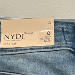 NYDJ  Marilyn Straight Jeans 4 NWT $109 Womens Lift Tuck Solid Medium Blue Wash Photo 2