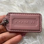 Coach 2” Dust Rose Fob Bag Charm Hang tag Hangtag Photo 0
