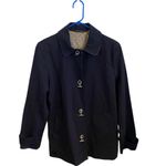 George Me Mark Eisen Silver chain toggle jacket Coat Coastal Nautical Fisherman Blue Size M Photo 1
