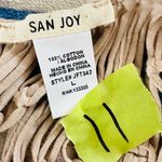 San Joy fringe vest beige size L Tan Size L Photo 3