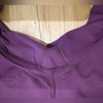 JoyLab  Scalloped Maroon Leggings Photo 3