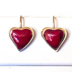 TAXCO Sterling Silver Red Jasper Heart Charm Rolo Bracelet Photo 7