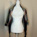 Sonoma Plaid Triangle Blanket Scarf Shawl | Fall Winter Wrap | One Size Photo 3