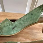 Softspots Shoes Patent Leather Wide Snake Open Toe Shoes Slingback. Size 9.5N Photo 9