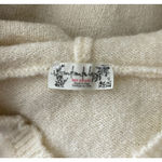 Free People Sweater Womens XS Cream Crop Hoodie Balloon Sleeve Minimal Neutral Photo 5