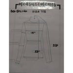 SO  Top Heather Gray Woman's Junior's Size‎ 7/8 Short Sleeve Shark Bite Hem Photo 9