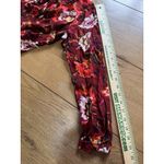 Old Navy ‎ Women Maternity Size Large Tunic Top Long Sleeve Floral Pleated Tiered Photo 5