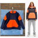 VDR VIADELLEROSE HALF ZIP JACKET SIZE LARGE Orange Photo 0