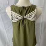 English Rose Green and snake print L tank Photo 6